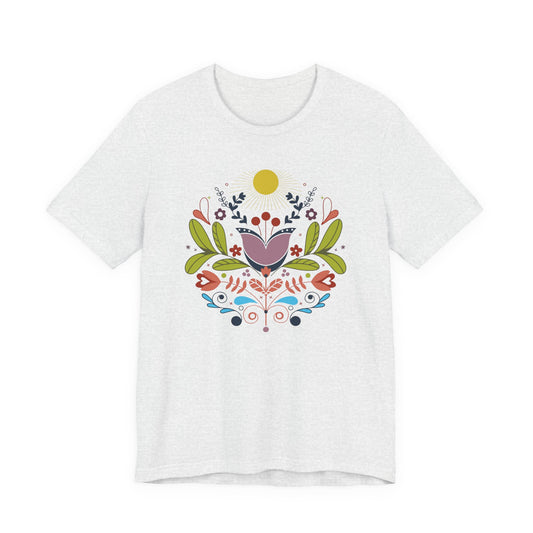 Floral Folk Art T‑Shirt
