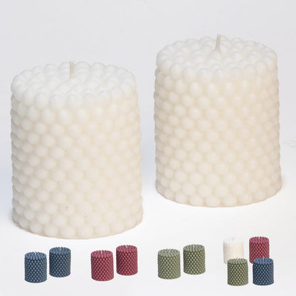 Mini Pillar Bubble Candle Sets