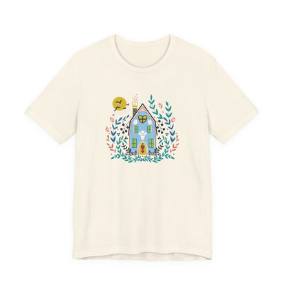 Cottage Folk Art T‑Shirt