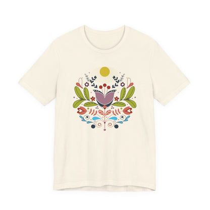 Floral Folk Art T‑Shirt