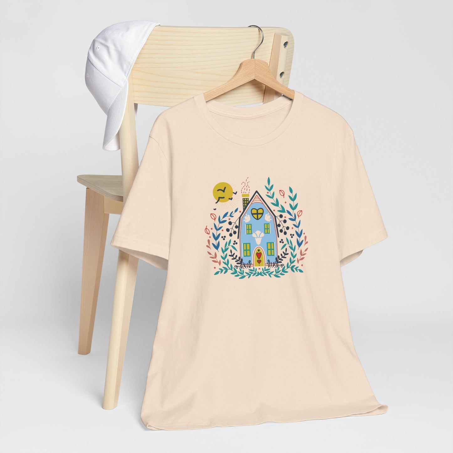 Cottage Folk Art T‑Shirt