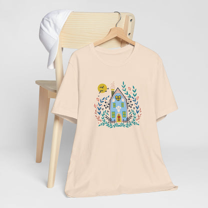 Cottage Folk Art T‑Shirt