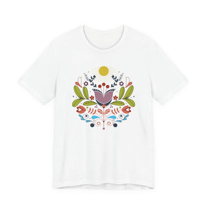 Floral Folk Art T‑Shirt