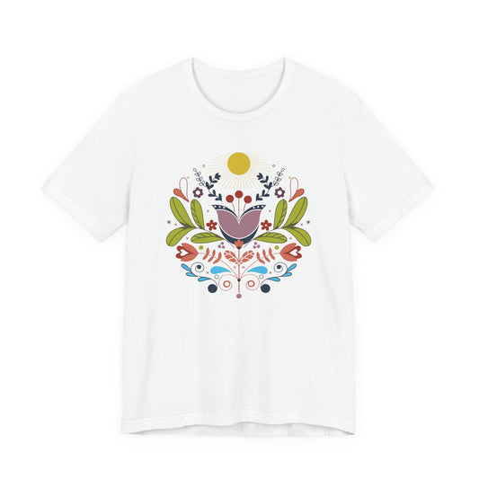 Floral Folk Art T‑Shirt