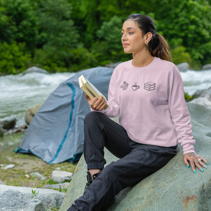 Socks, Tea, & Books Crewneck Sweatshirt