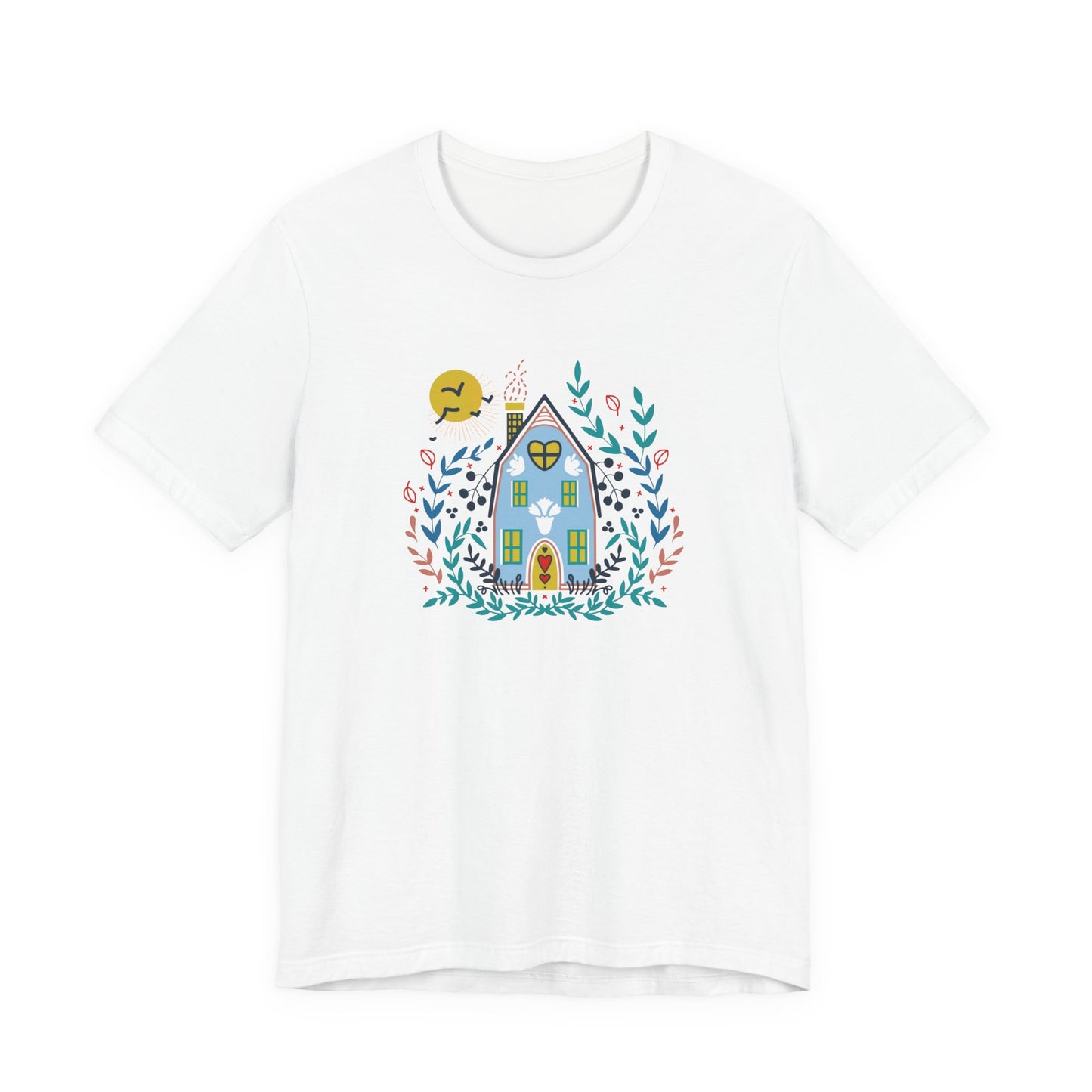 Cottage Folk Art T‑Shirt
