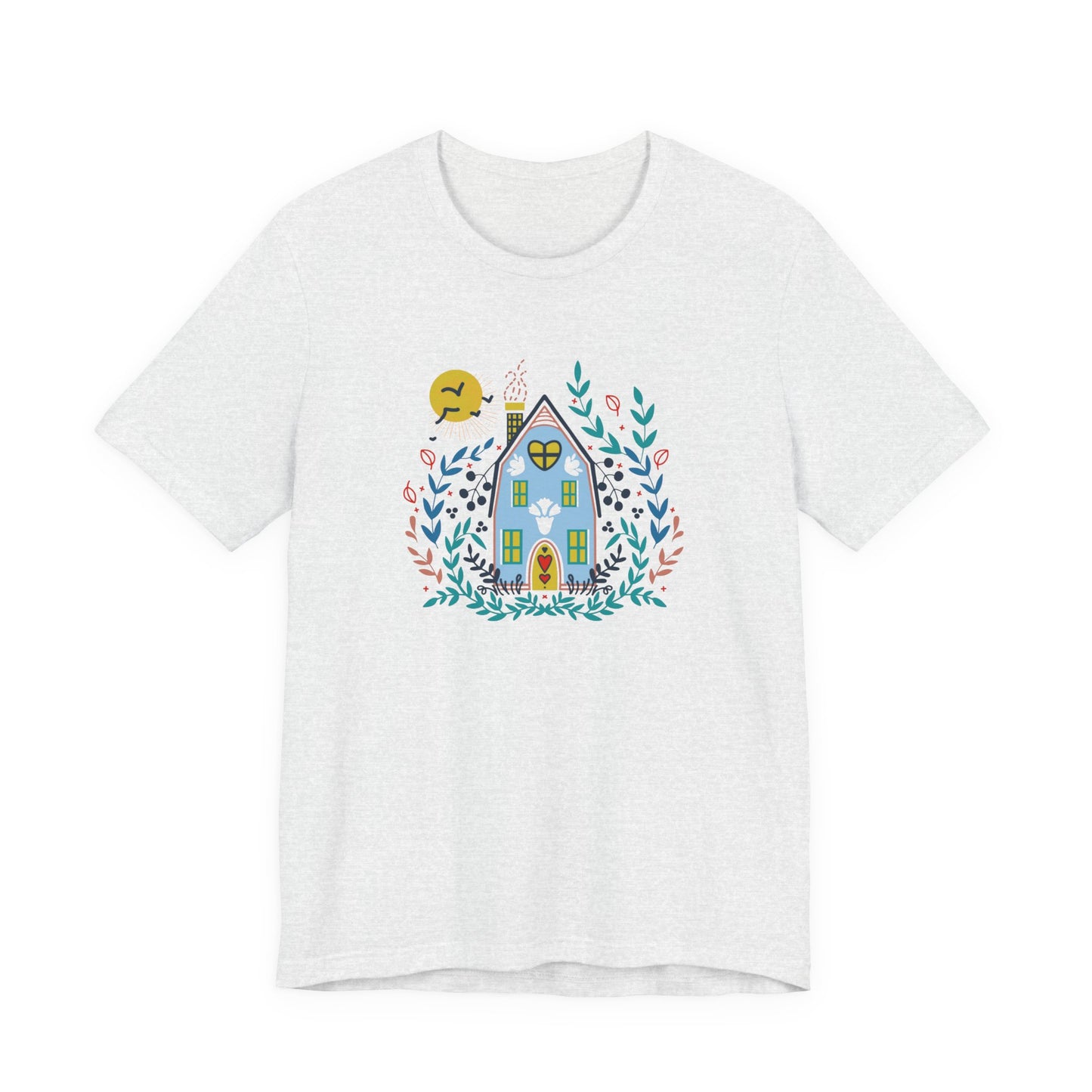 Cottage Folk Art T‑Shirt