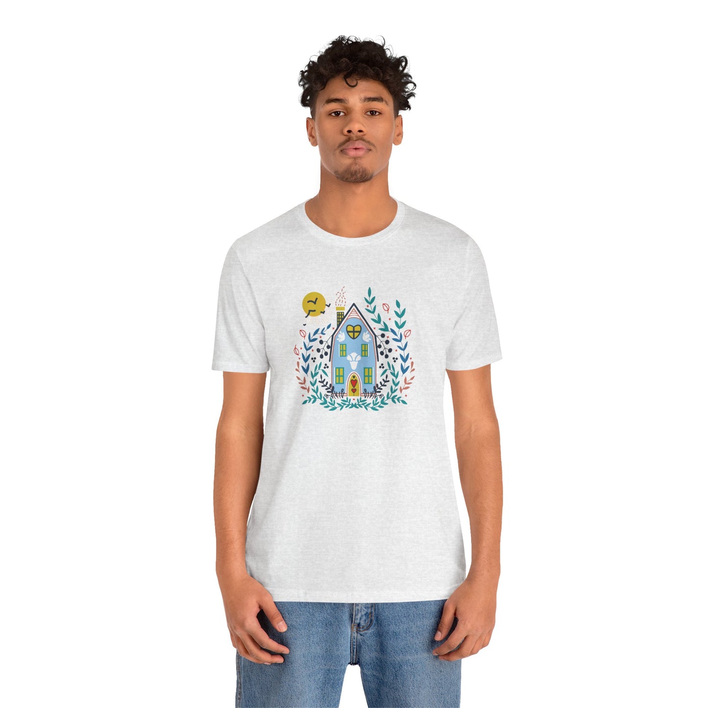 Cottage Folk Art T‑Shirt