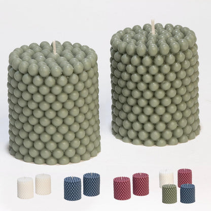 Mini Pillar Bubble Candle Sets