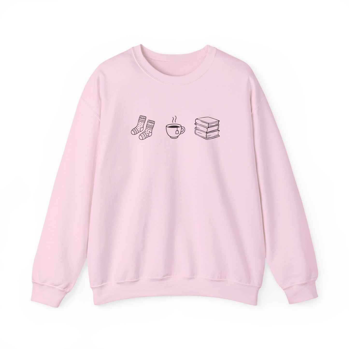 Socks, Tea, & Books Crewneck Sweatshirt
