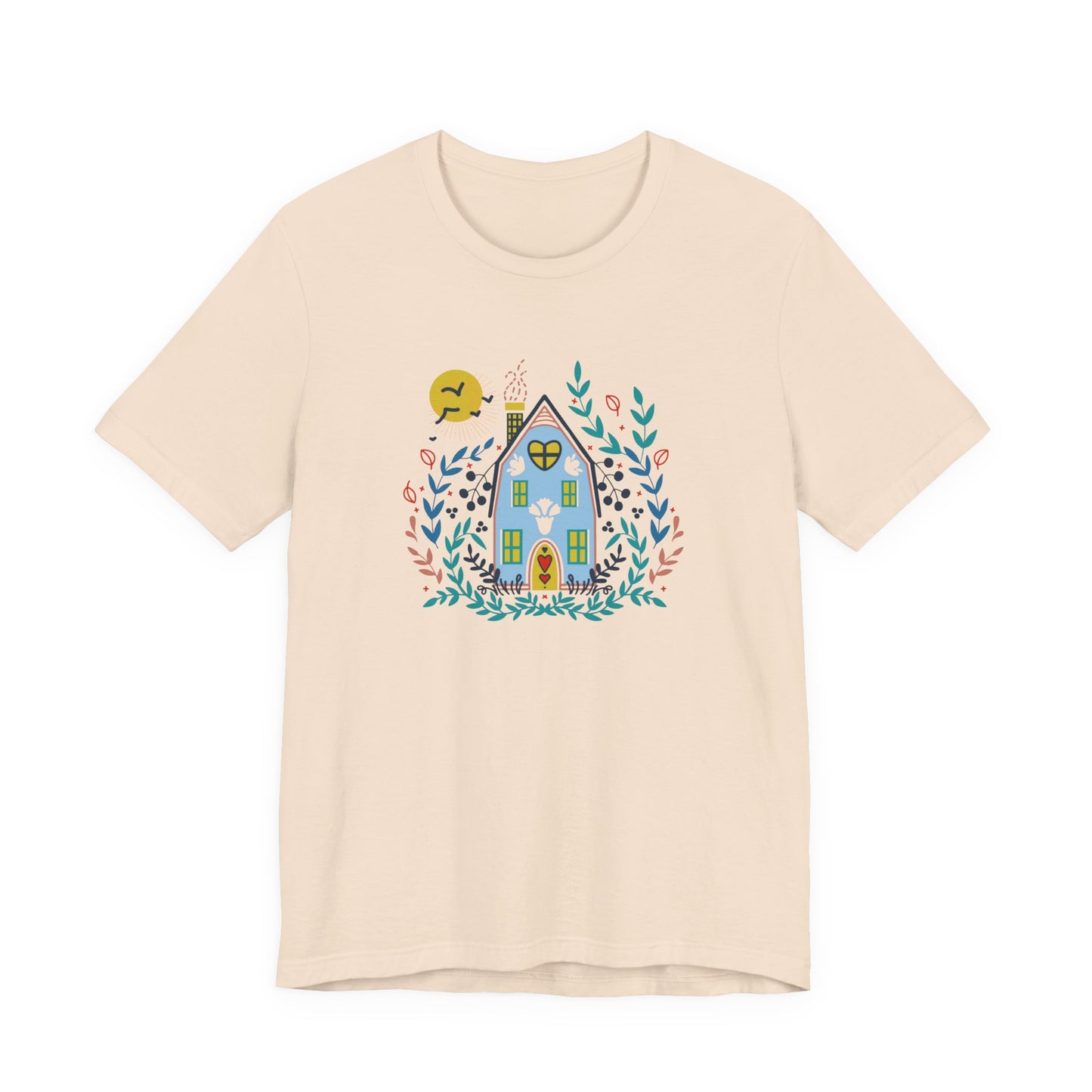 Cottage Folk Art T‑Shirt
