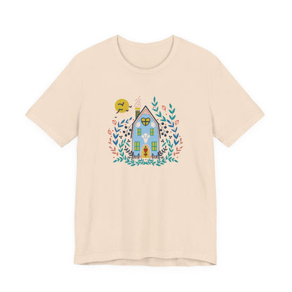 Cottage Folk Art T‑Shirt