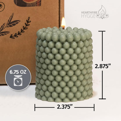 Mini Pillar Bubble Candle Sets