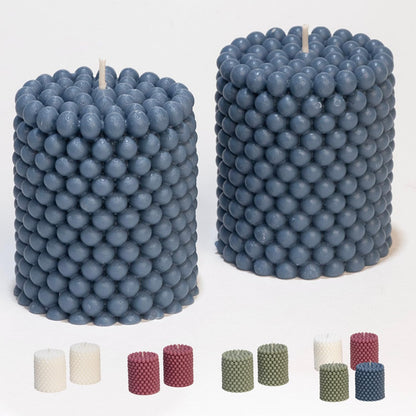 Mini Pillar Bubble Candle Sets