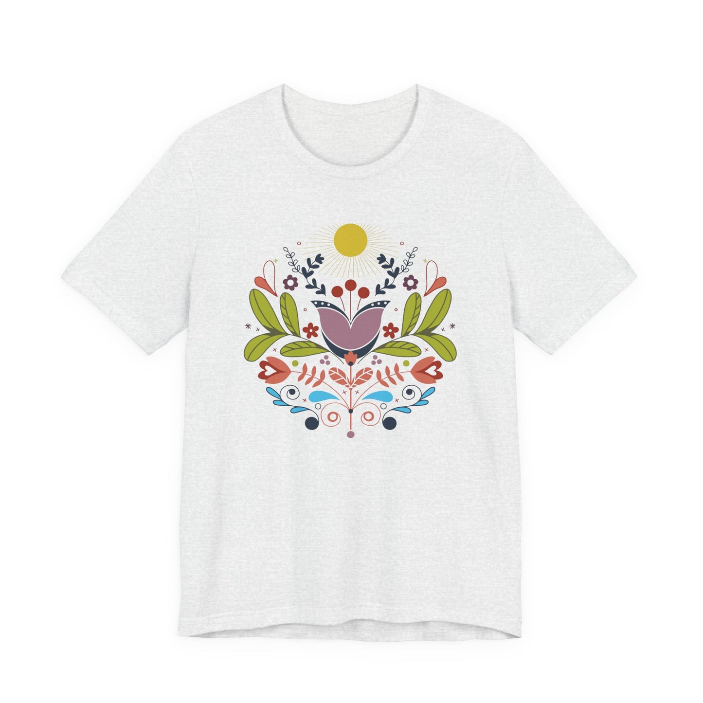 Floral Folk Art T‑Shirt