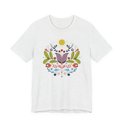 Floral Folk Art T‑Shirt
