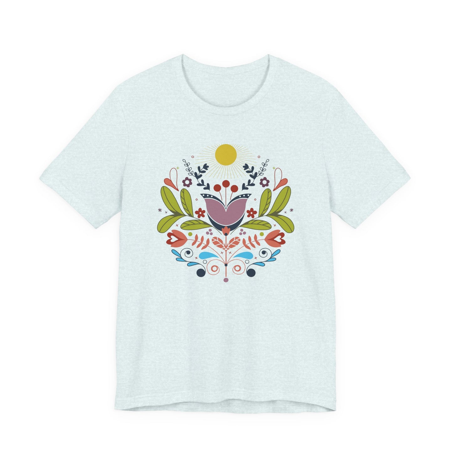 Floral Folk Art T‑Shirt