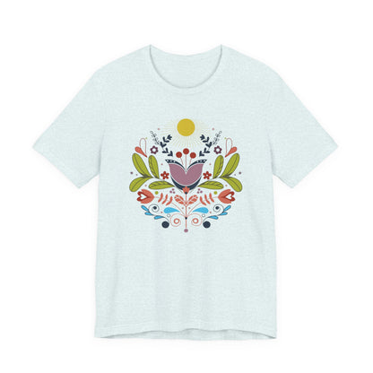 Floral Folk Art T‑Shirt